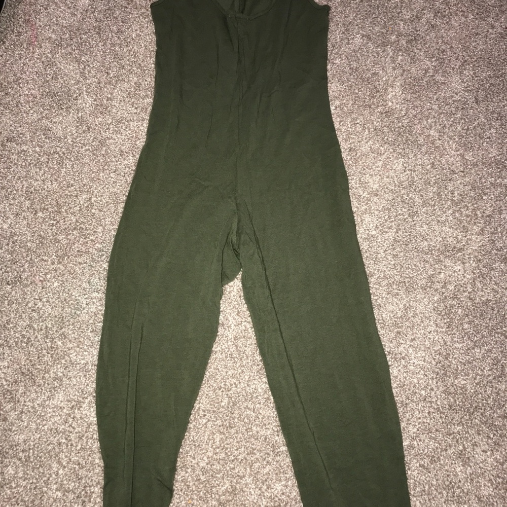 Jumpsuit in olive color. Firm price.